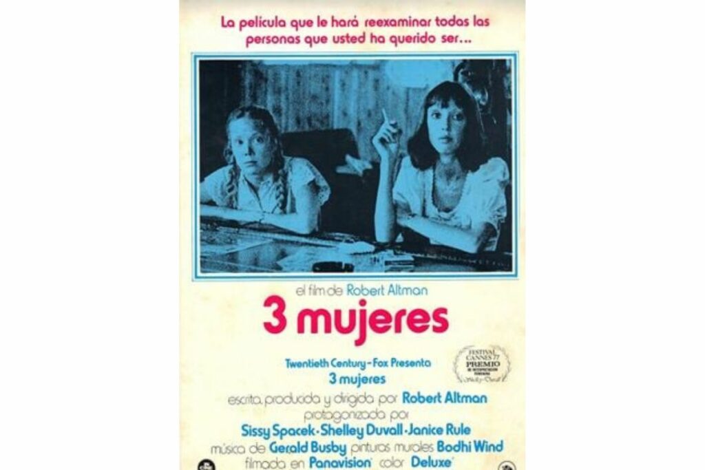 Afiche de la película '3 mujeres'. Foto: IMDB