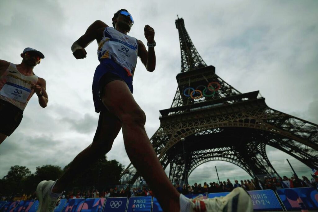 Daniel Pintado, medalla de oro en marcha, en los Juegos Olímpicos de París 2024.