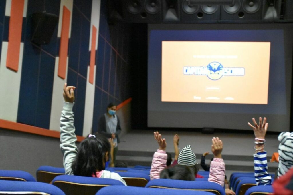 En agosto, Yaku Parque Museo del Agua ofrece una cartelera de cortos animados. Foto: Cortesía Fundación Museos de la Ciudad.