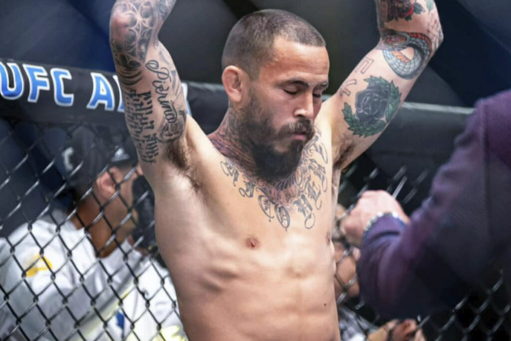 Imagen de archivo de Marlon 'Chito' Vera en una pelea de la UFC.