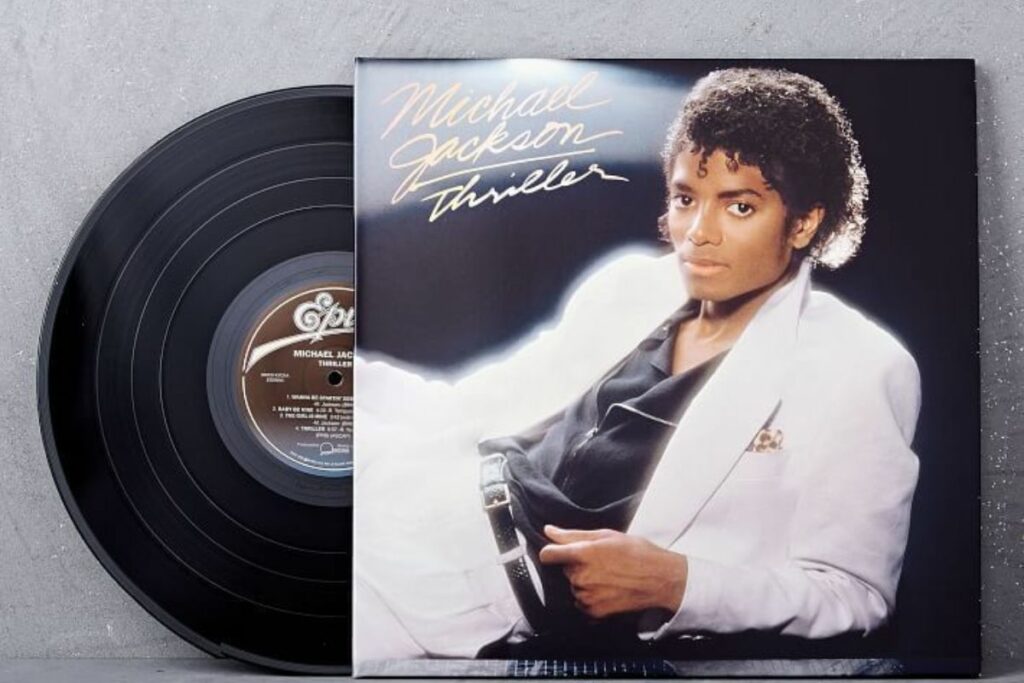 El disco de vinilo más vendido de la historia es ‘Thriller’ de Michael Jackson. Foto: Pinterest. 