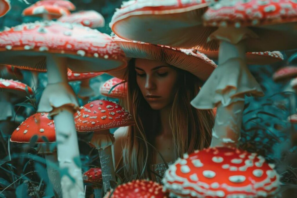 La psilocibina, combinada con medicinas amazónicas, ofrece una terapia alternativa que proporciona bienestar. Foto: Freepik.