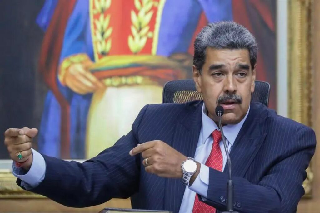 Nicolás Maduro juramentó ante la Asamblea Nacional de Venezuela. Archivo: EFE