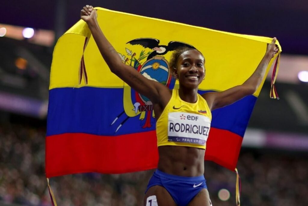 Kiara Rodríguez ganó la medalla de oro en los 100 metros planos T47 en los Juegos Paralímpicos de París 2024.