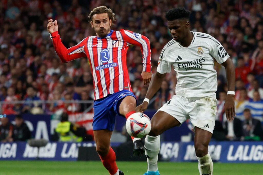 Atlético Madrid y Real Madrid igualaron en el derbi de La Liga. 