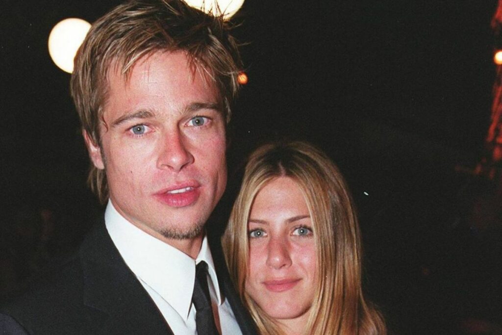 Con Brad Pitt. Foto: Pinterest