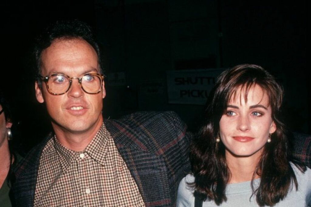 Con Michael Keaton.