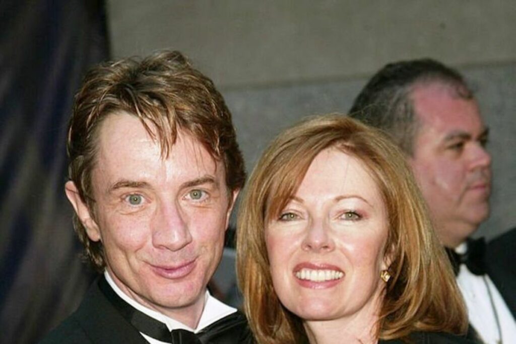 Martin Short junto a su esposa Nancy Dolman. Foto: Pinterest