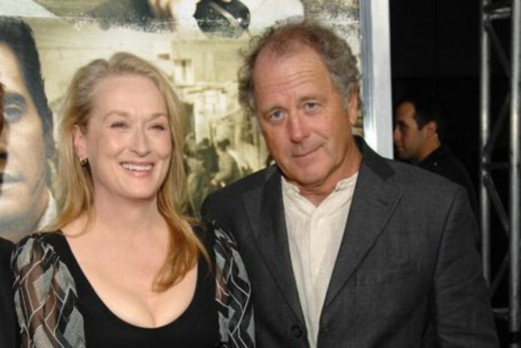 Meryl Streep junto a su exesposo Don Gummer. Foto: Pinterest