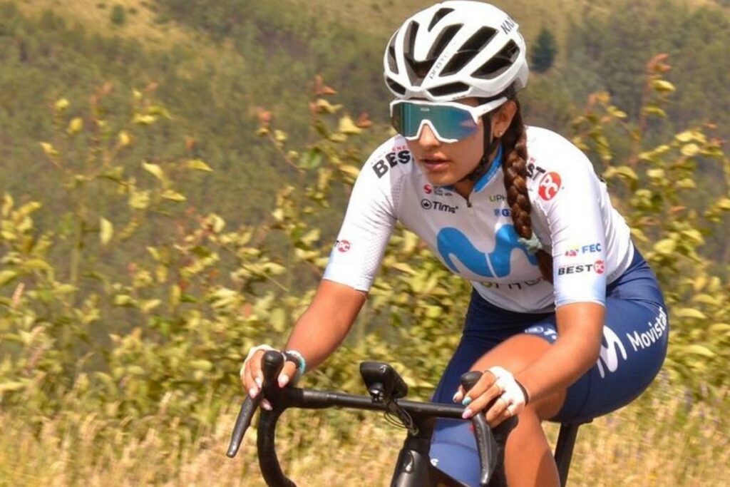 Natalia Vásquez correrá por Ecuador en el Mundial de ciclismo 2024. 