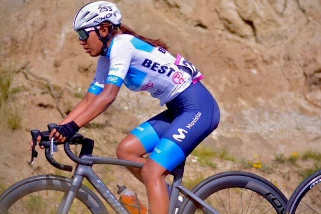 Marcela Peñafiel es triatleta y ciclista de alto rendimiento 