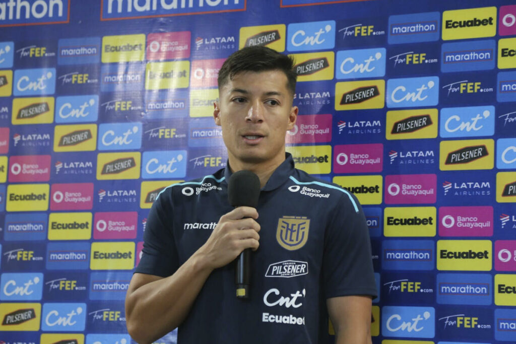 Alan Franco en la Casa de la Selección.