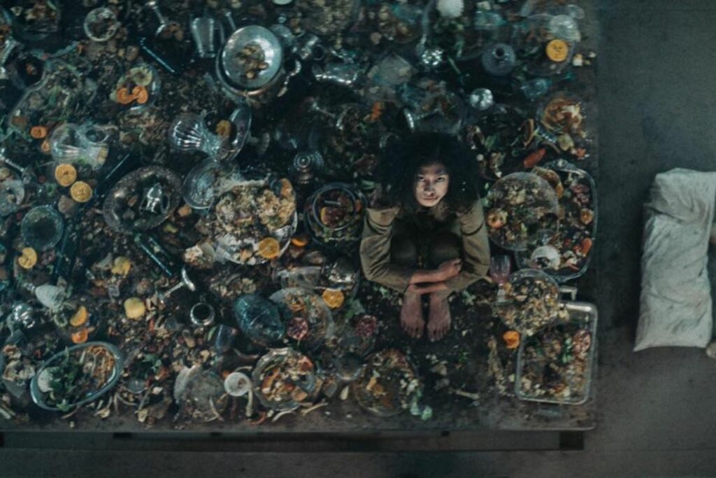 Escena de 'El Hoyo' (2019). Foto: IMDB