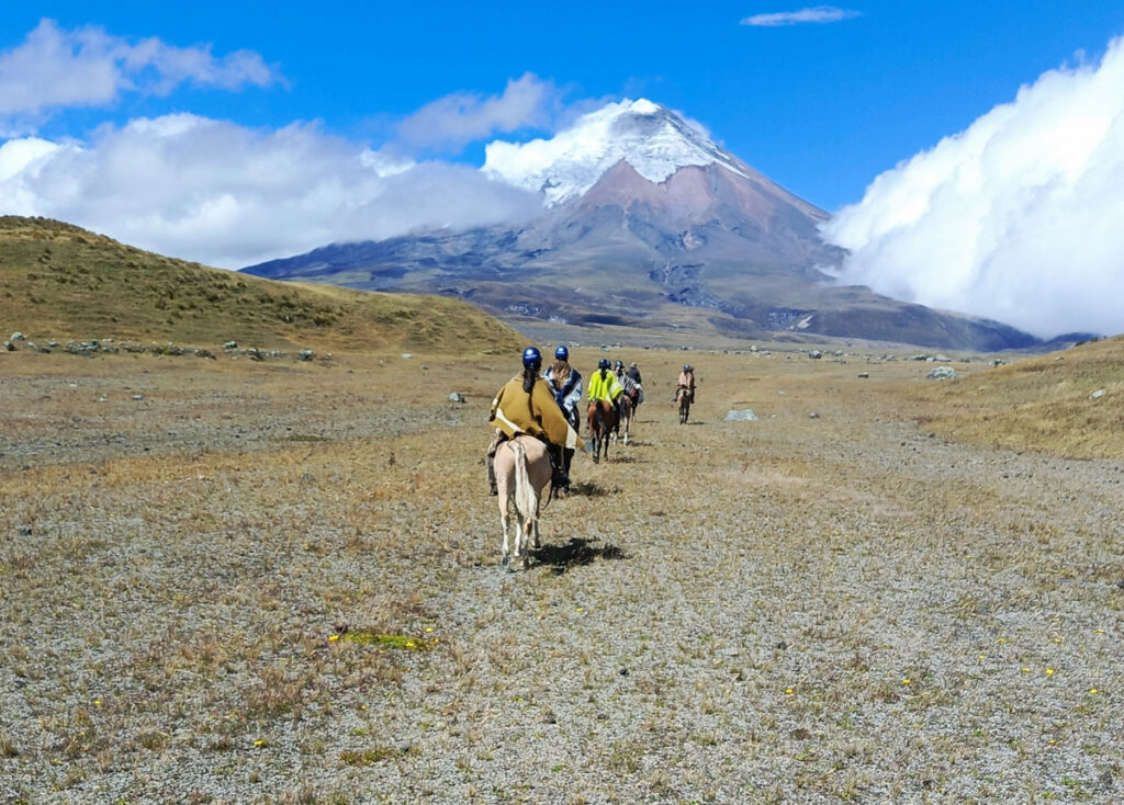El paisaje es hermoso en Tambopaxi.
