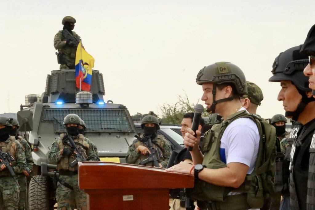 El Presidente Daniel Noboa en Durán.