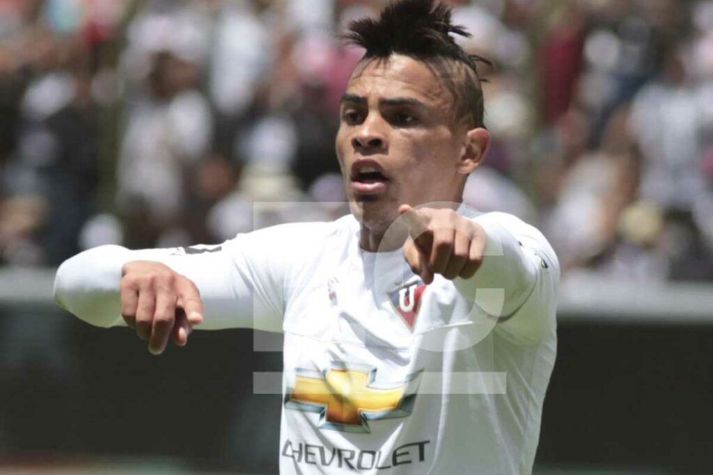 Jhonatan Álvez con Liga de Quito en el 2015.