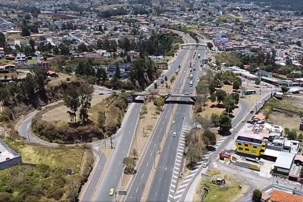 Imagen de archivo de autopista General Rumiñahui. FOTO: captura video