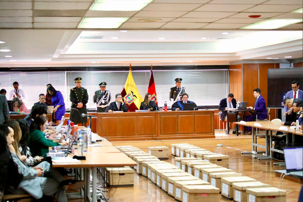 Audiencia del caso Metástasis en la Corte Nacional de Justicia.