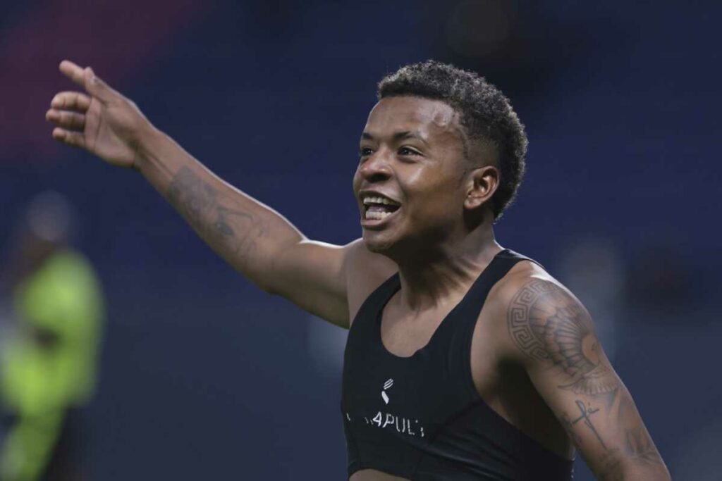 Keny Arroyo en la Copa Ecuador 2024.