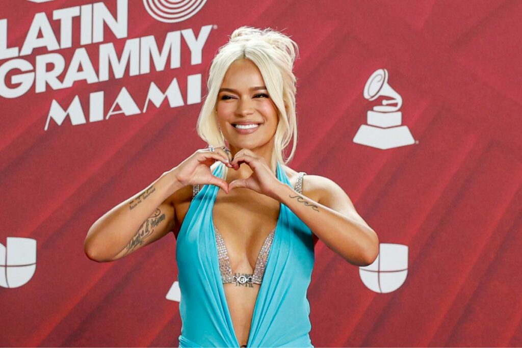 Karol G se impuso en la categoría Mejor álbum de música urbana. Foto: EFE