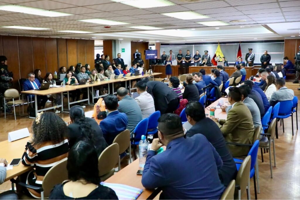Audiencia del caso Metástasis el pasado 25 de noviembre en la Corte Nacional de Justicia.