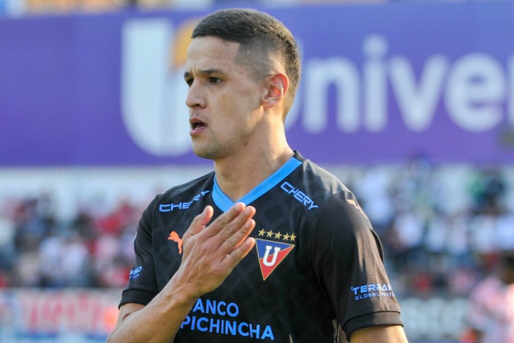 Alex Arce es el goleador de Liga de Quito en la temporada 2024.