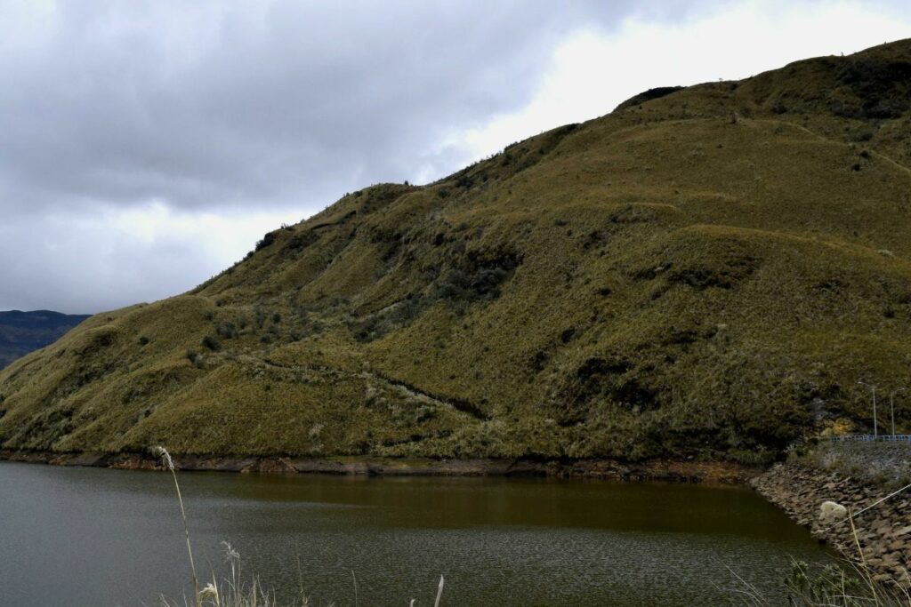 El embalse de Salve Faccha abastece a dos plantas de Quito.