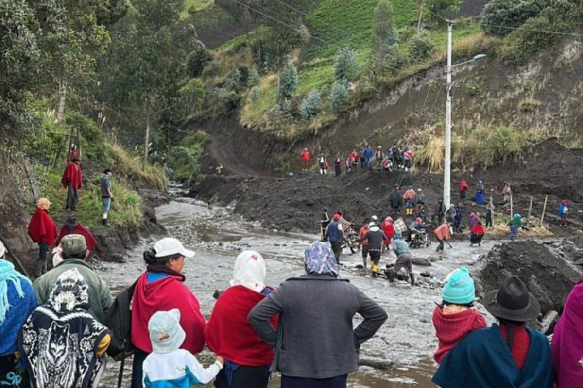 Vías que permanecen cerradas en Ecuador este domingo 19 de octubre