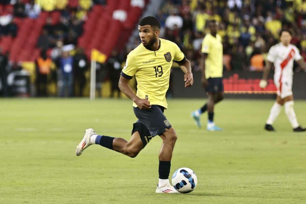 Pedro Vite, jugador de la Selección de Ecuador.