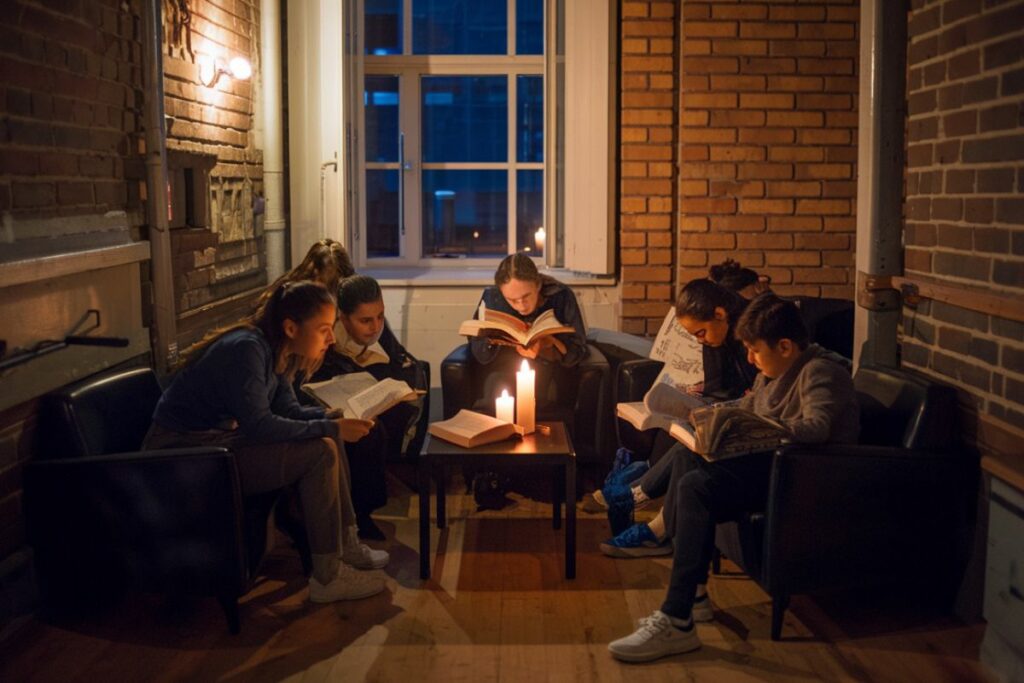Entre los cambios que imponen los apagones, está la modalidad de estudiar e interactuar.