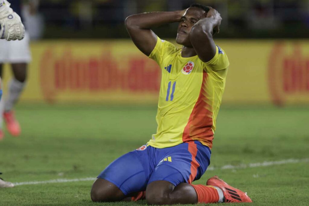 Jhon Arias, jugador de la Selección de Colombia.