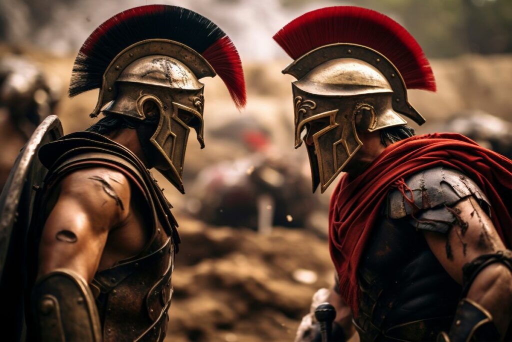 Los gladiadores romanos, entre mitos y espectáculos masivos. Foto: Freepik.