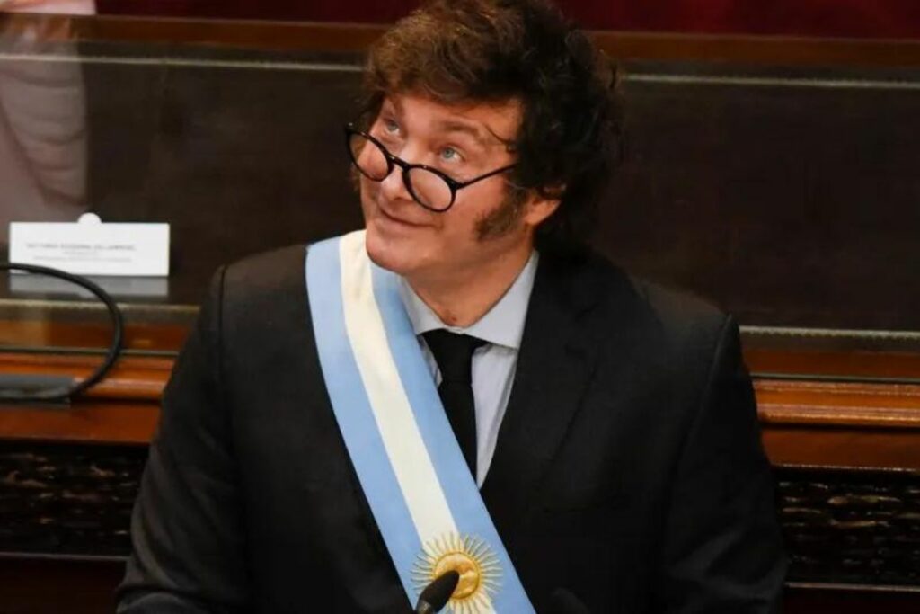 Javier Milei en una fotografía de archivo.