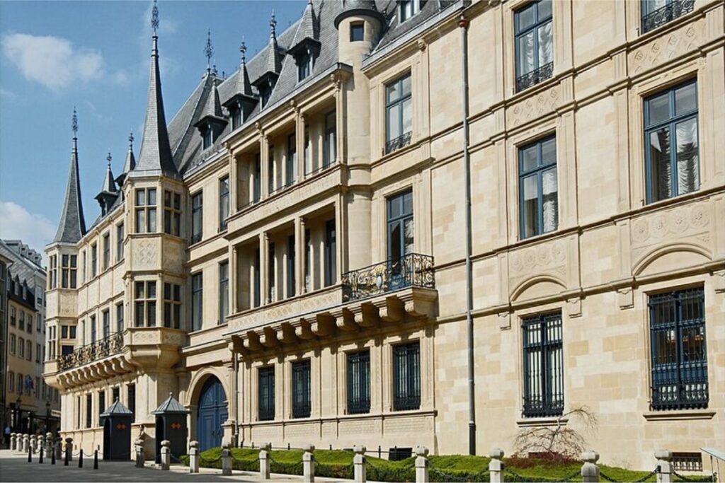 Palacio Granducal de la Ciudad de Luxemburgo.