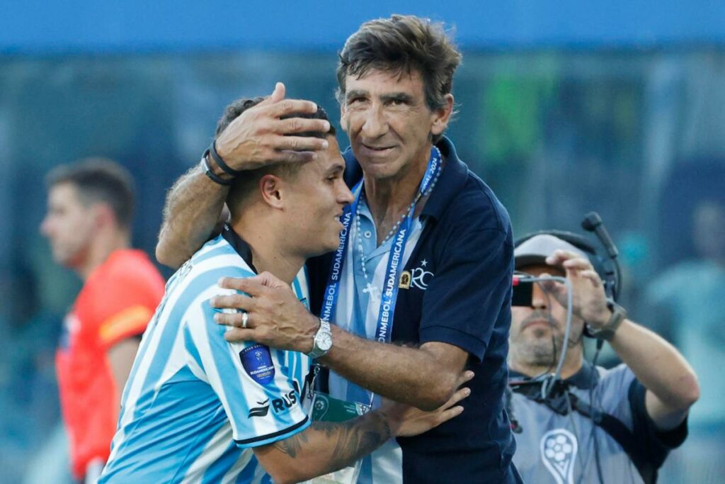 Gustavo Costas y Juan Fernando Quintero fueron claves en el título de Racing en la Copa Sudamericana.