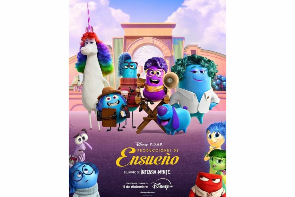 Póster de 'Producciones de ensueño', la serie de Intensamente. 
