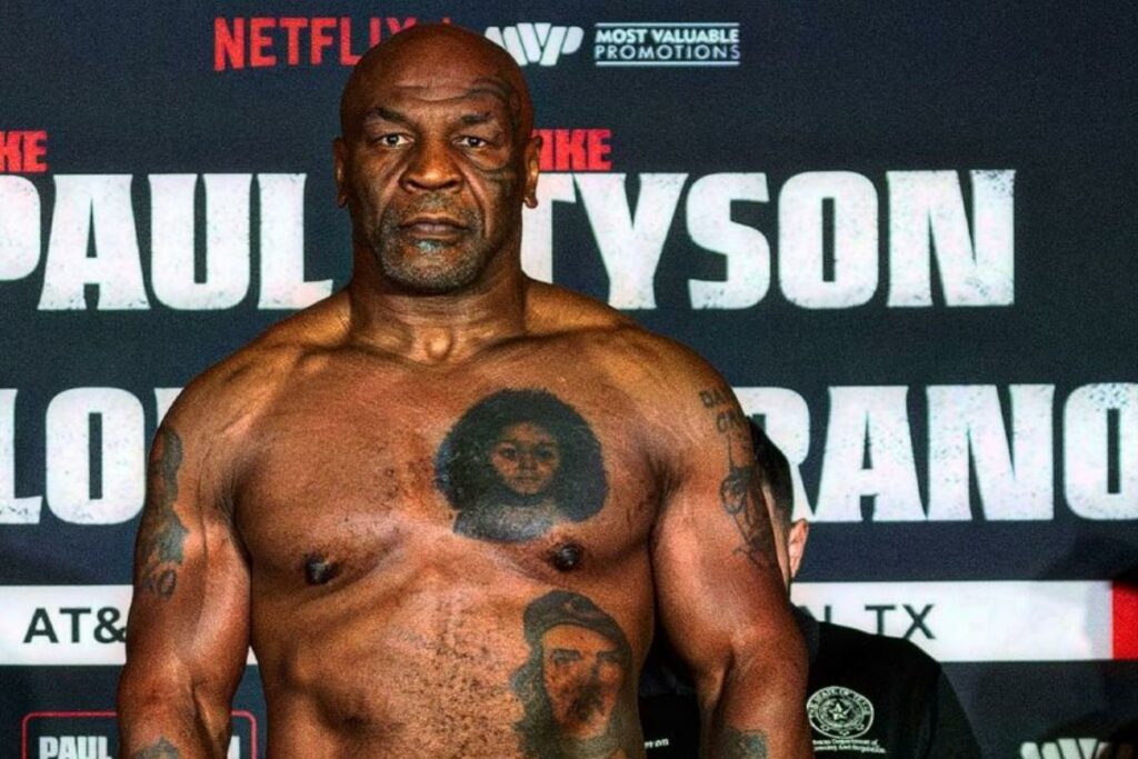 Mike Tyson regresa al ring a los 58 años para enfrentar a Jake Paul, de 27.