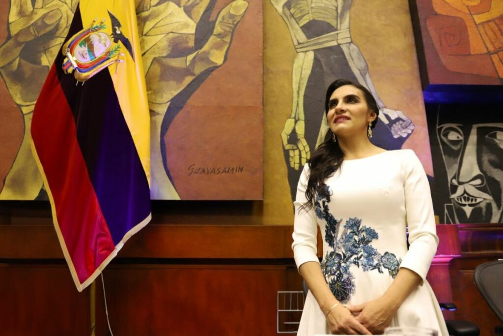 Verónica Abad en la Asamblea.