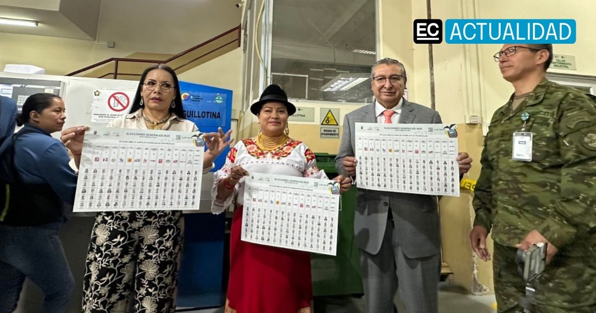 CNE indicó el avance en la impresión de papeletas para las elecciones ...