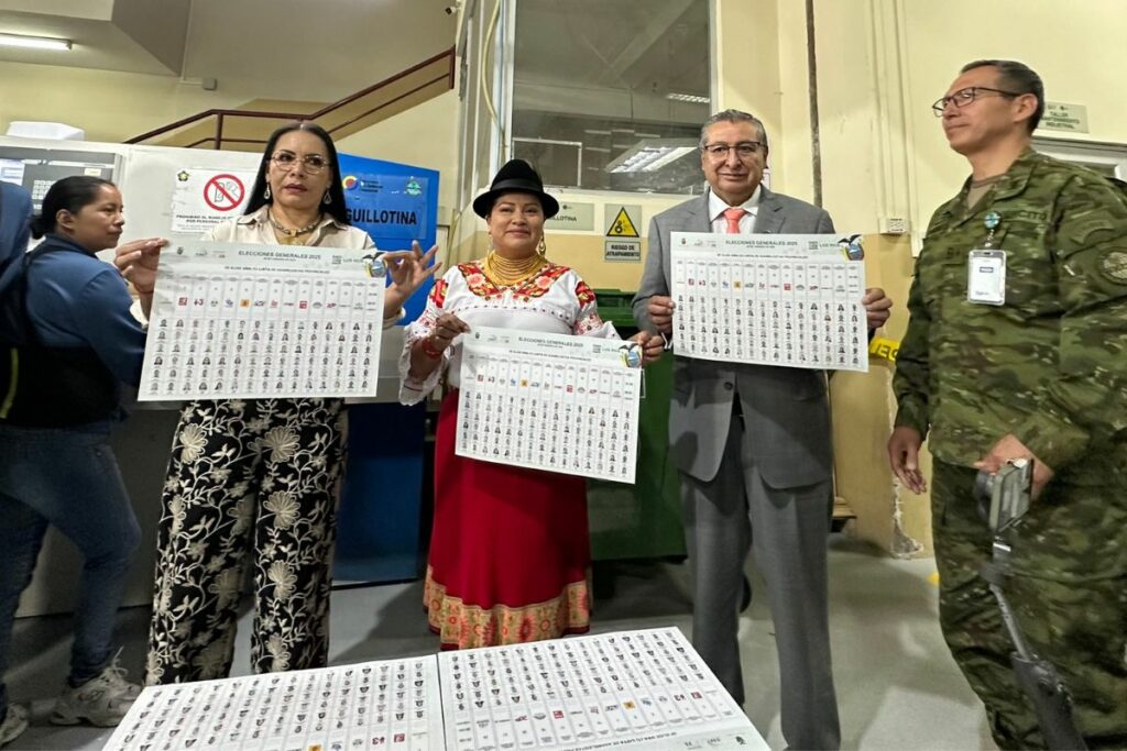 CNE indicó el avance en la impresión de papeletas para las elecciones ...