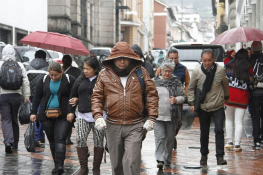 Las lluvias se intensificarán en el país hasta el 29 de diciembre.