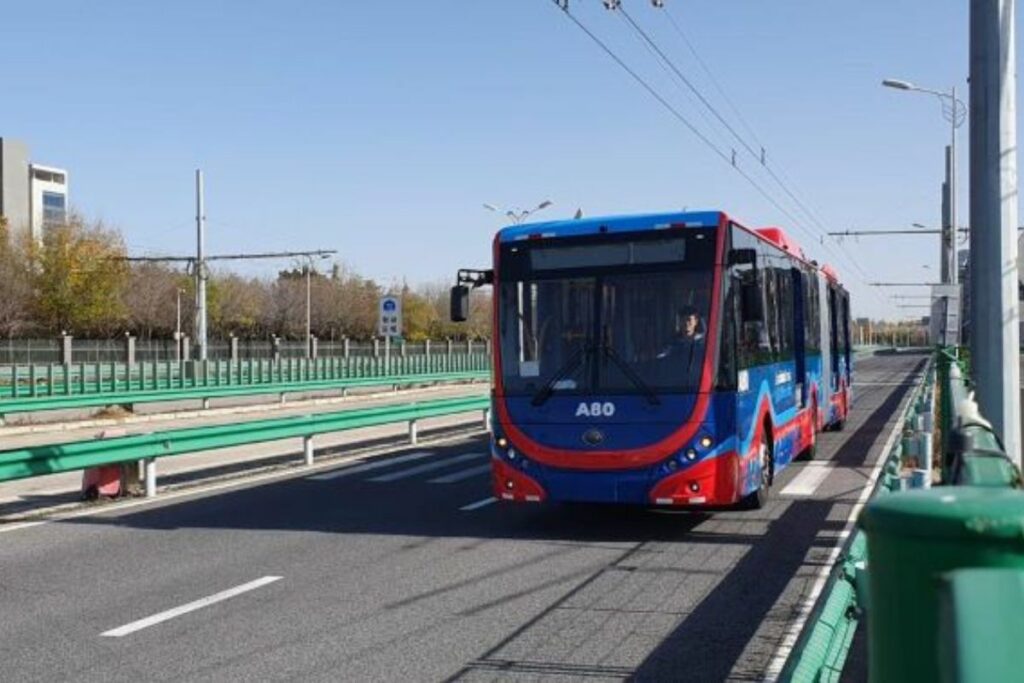 La nueva flota de trolebuses eléctricos llegarán desde China.