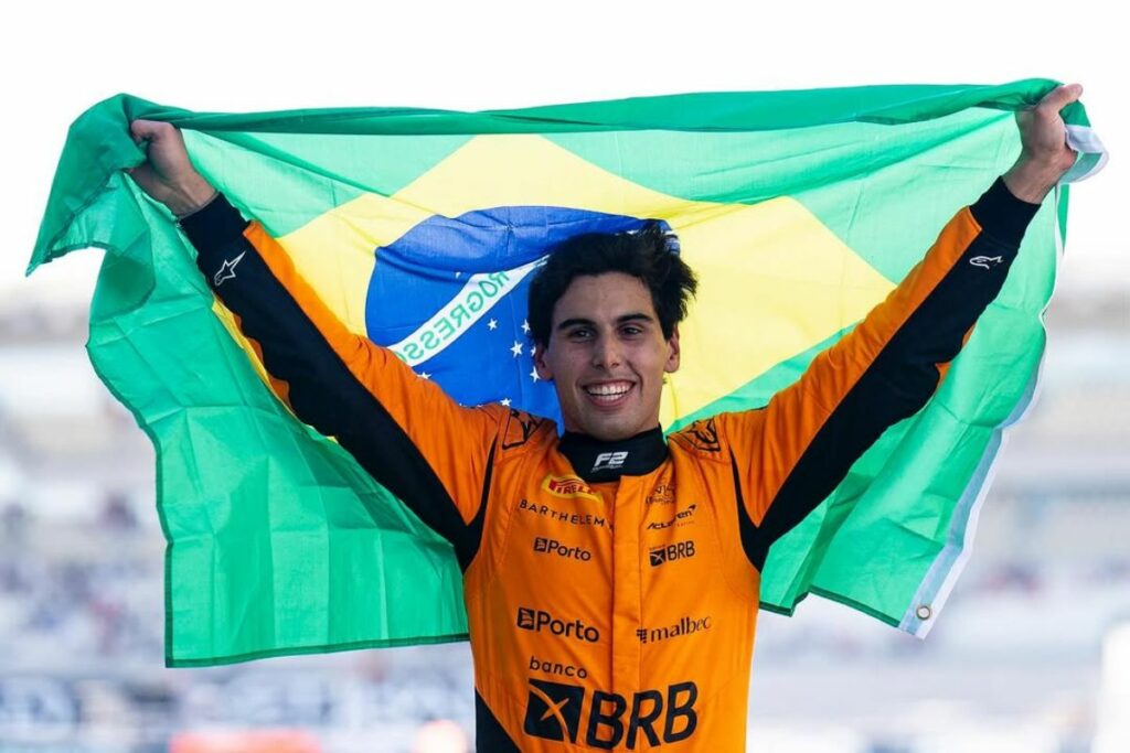 Gabriel Bortoleto será el único lationamericano en la parrilla de pilotos en la temporada 2025 de la Fórmula 1.