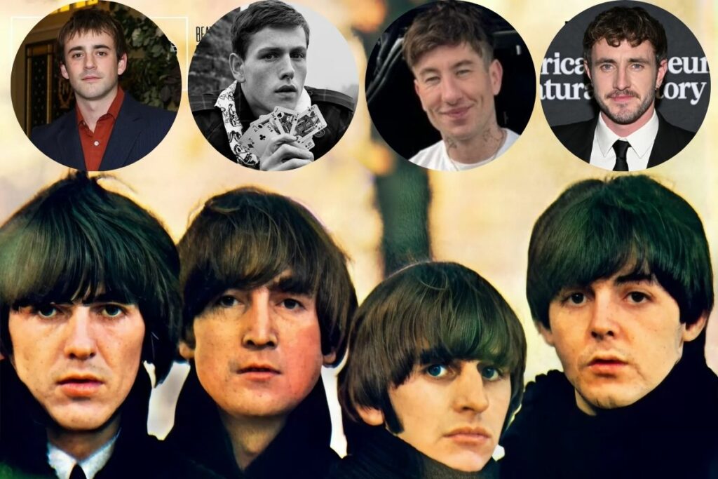 Paul Mescal lidera elenco en ‘biopics’ de The Beatles. Foto: Instagram @thebeatles y de los actores.