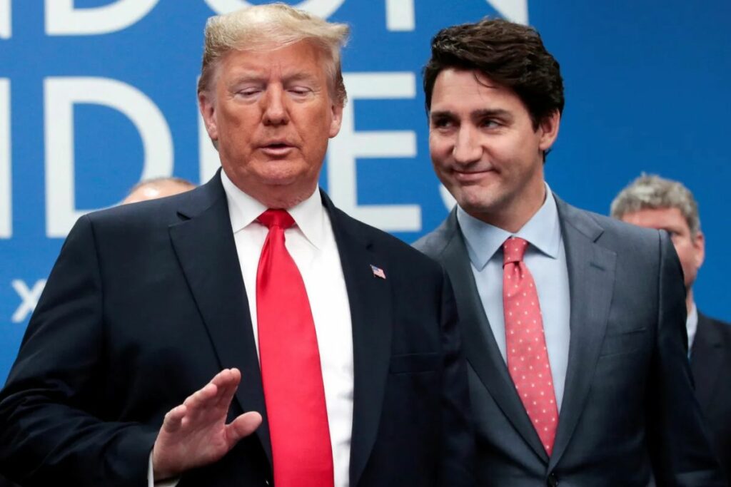 El presidente de EE.UU., Donald J. Trump, y el primer ministro de Canadá, Justin Trudeau, en una fotografía de archivo.