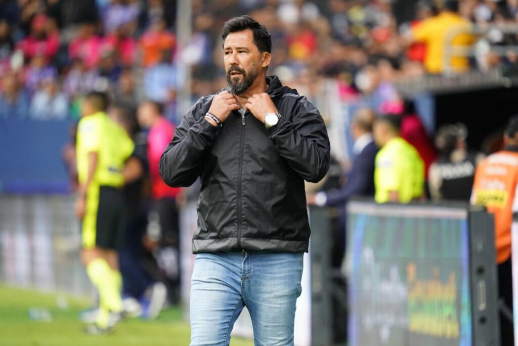 Pablo Sánchez, entrenador de Liga de Quito en el 2024.