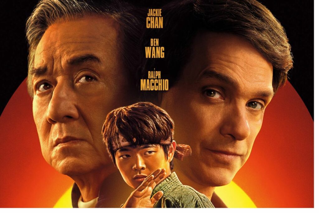 Elenco en el afiche de la película 'Karate Kid: Legends'.