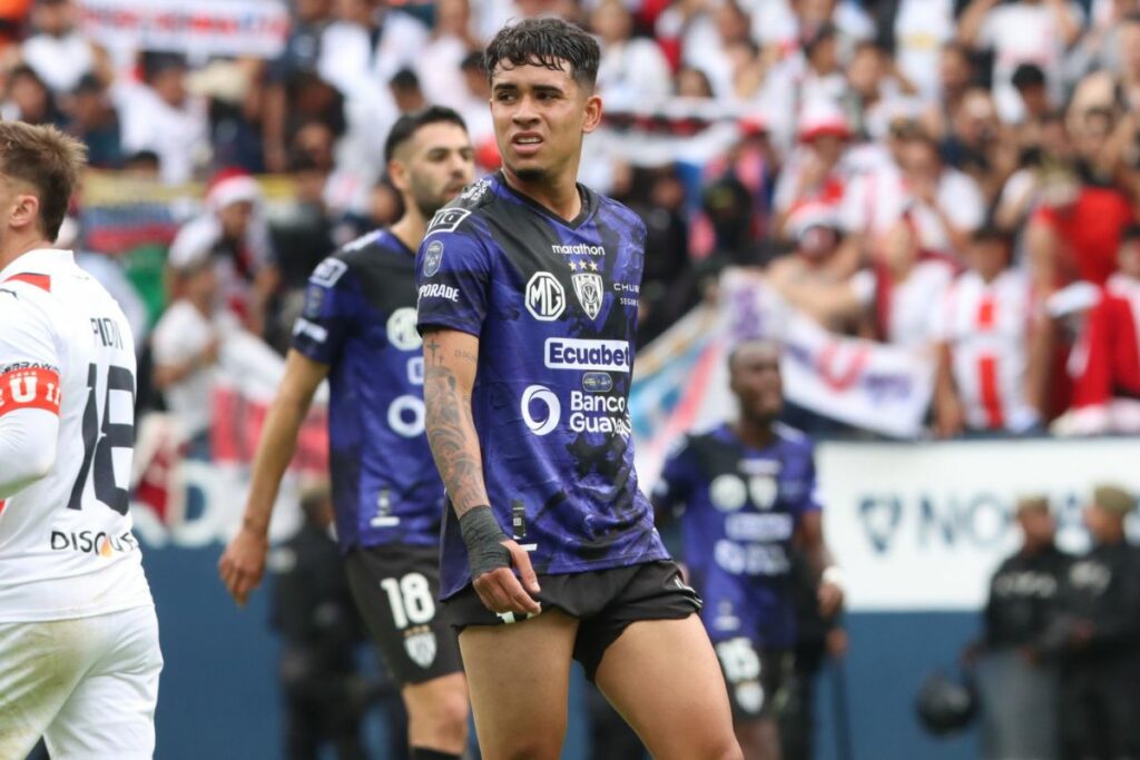 Kendry Páez en la final de vuelta de la Liga Pro 2024.