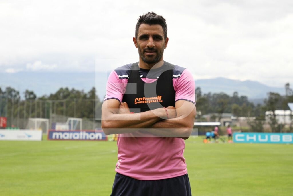 Cristian Pellerano en su etapa de jugador de Independiente del Valle en 2018.
