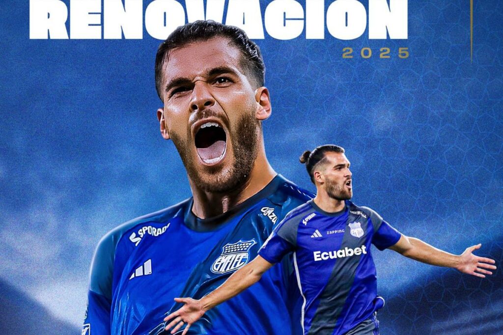 Facundo Castelli continuará en Emelec tras llegar a un acuerdo de renovación.